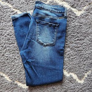 KanCan Jeans Med Wash Fade Ripped Women's‎ 28L